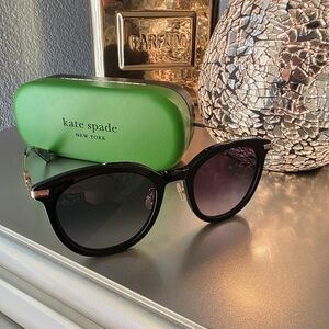 Kate Spade Black and Gold Sunglasses